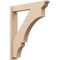 Ekena Millwork 6-in W x 34-in D x 40-in H Balboa Trad Rough Cedar Woodgrain TimberThane Outlooker, Primed Tan OUTUR060X34X40BOA04RCPR - alternate 1